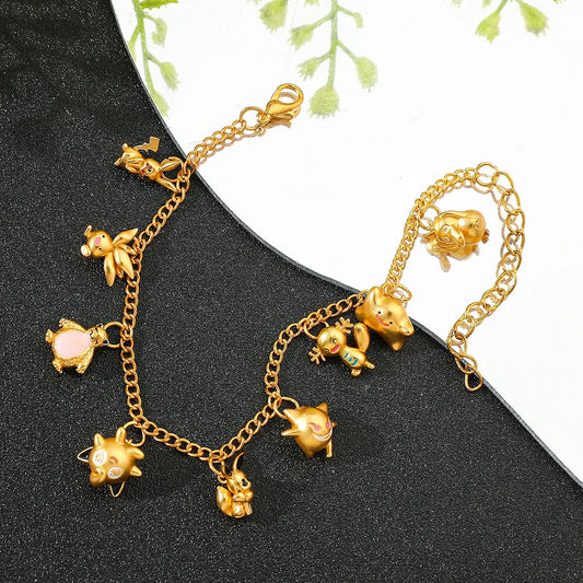 Adjustable Pokémon Anime Figure Bracelet