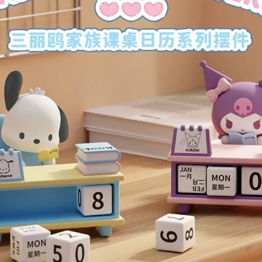 Sanrio Kuromi & Pochacco Desk Calendar Ornaments