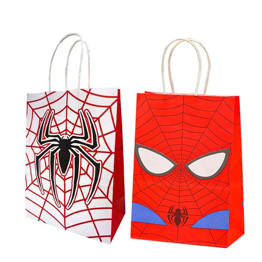 24/12/6pcs Spider-Man Party Gift Bags