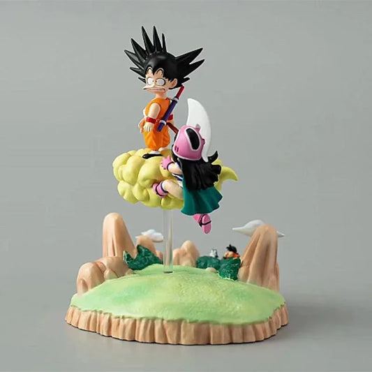 8cm / 3.14in Anime Dragon Ball Z Goku & Chi-Chi Figure