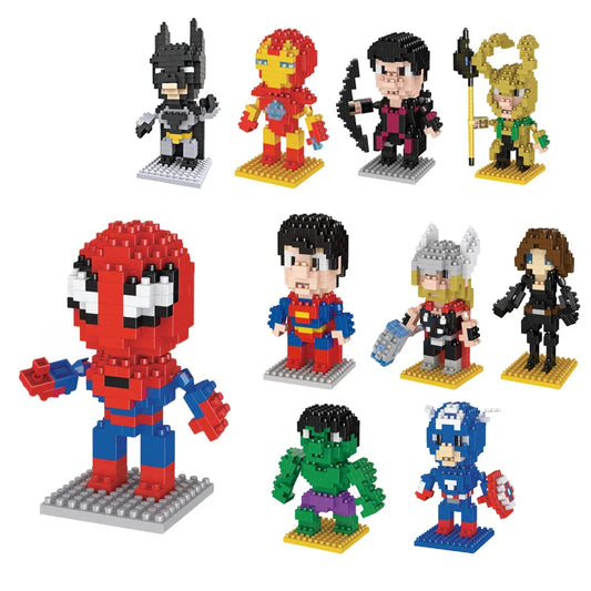 Classic Superhero Mini Brick Set