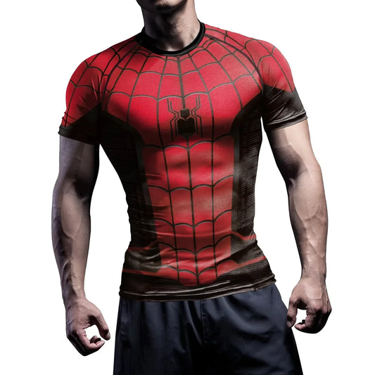 Men's Spider-Man Compression Shirt