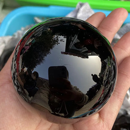Natural Black Obsidian Sphere