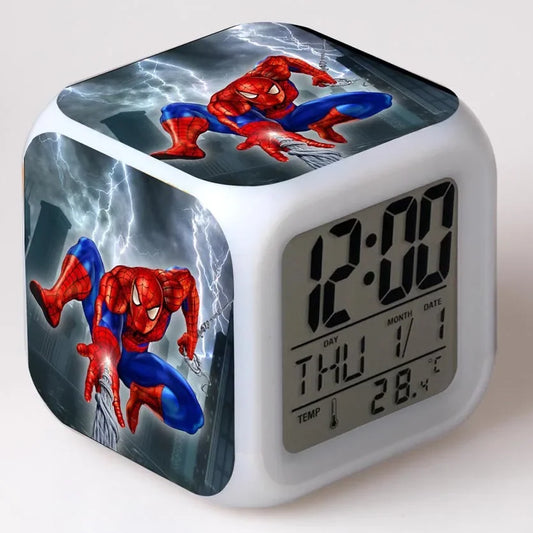 Marvel Colorful Spider-Man Alarm Clock