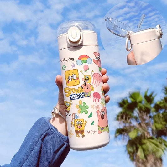 400ML SpongeBob Cartoon Insulated Cup