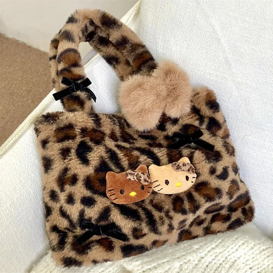 Sanrio Kawaii Hello Kitty Plush Handbag