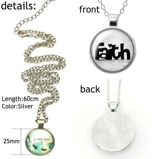 Spider-Man Cartoon Glass Pendant Necklace