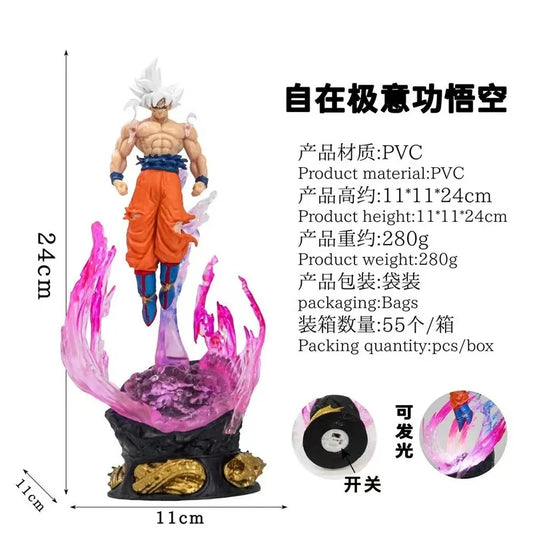 24cm Ultra Instinct Son Goku Light-Up Figure