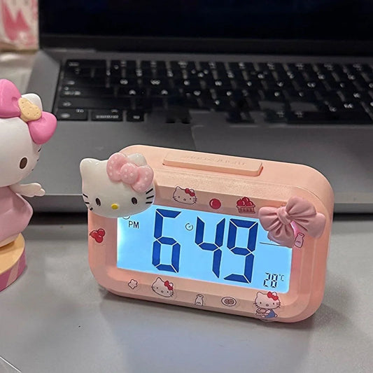 Sanrio Hello Kitty Noctilucent Alarm Clock