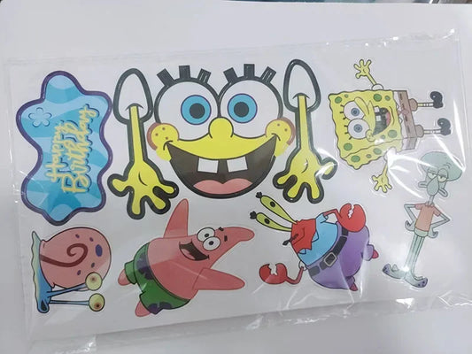 1 Set SpongeBob Cake Toppers