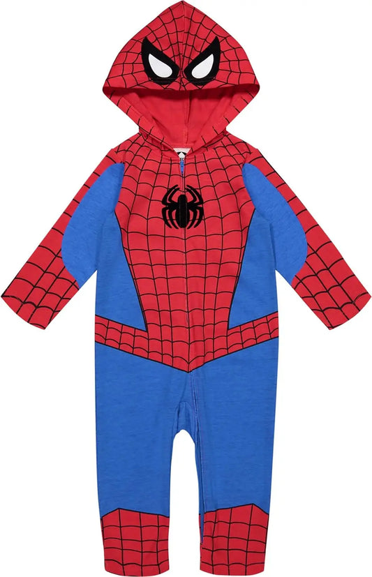 Avengers Spider-Man Zip-Up Cosplay Coverall