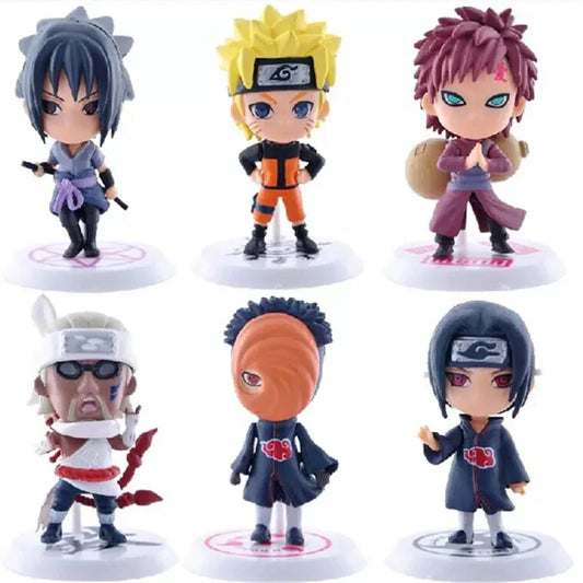 6 Pcs/Lot NARUTO Sasuke, Gaara