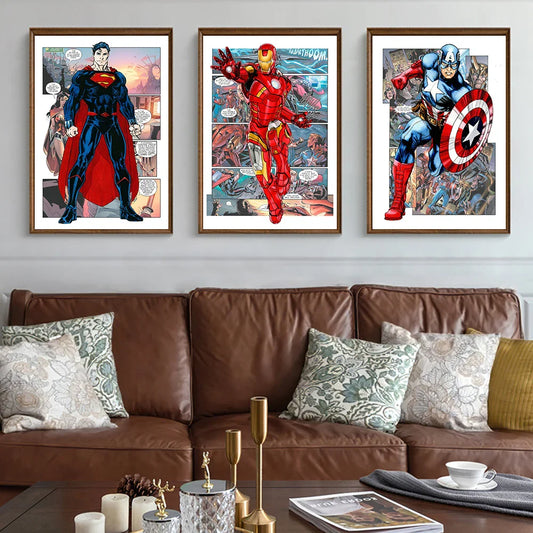 Spider-Man, Iron Man & Hulk
